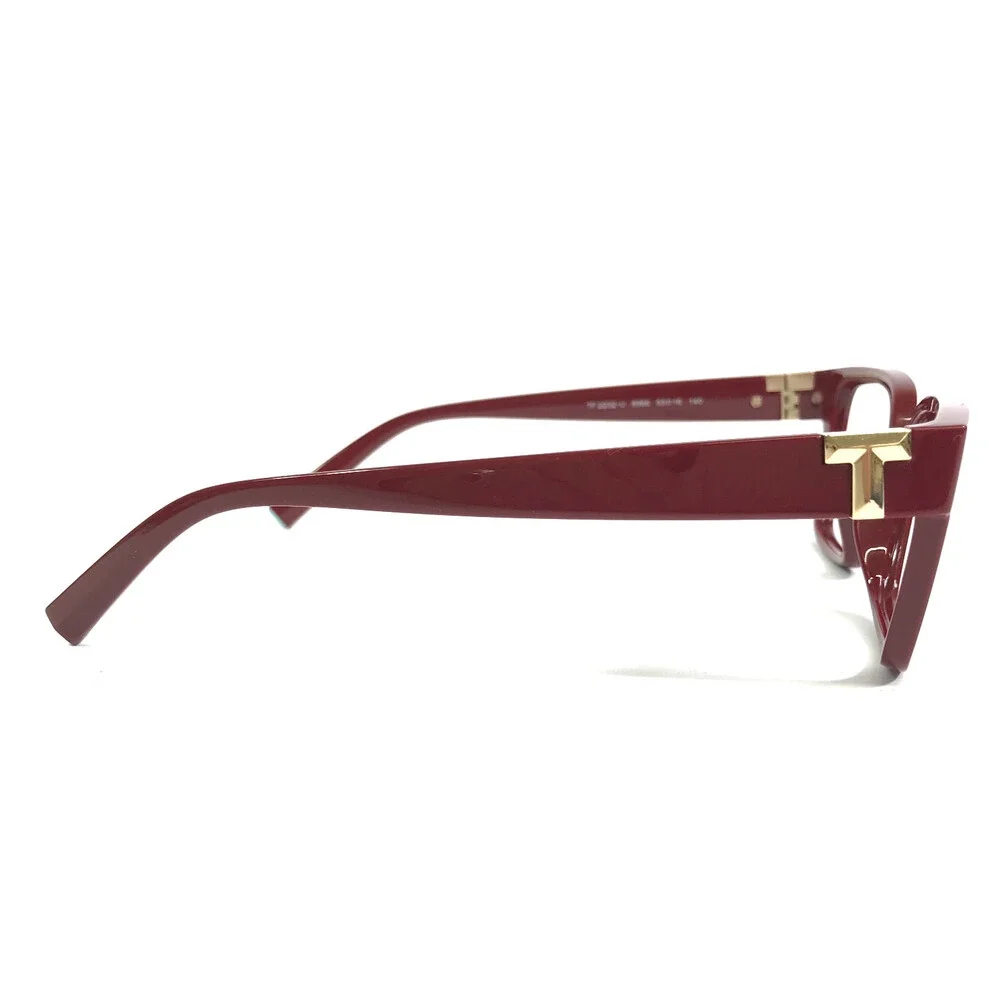 Tiffany & Co. Eyeglasses Frames TF2232-U 8366 Fired Brick Gold Logos 53-16-140